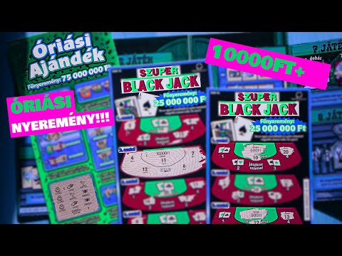 ⚠️𝐇𝐀𝐓𝐀𝐋𝐌𝐀𝐒 NYEREMÉNY⚠️ 𝘼 𝙎𝙕𝙐𝙋𝙀𝙍 𝘽𝙇𝘼𝘾𝙆𝙅𝘼𝘾𝙆𝙀𝙉❗️😱🤑🍀 | REKORD NYEREMÉNY A VIDEÓBAN❓❗️😱🍀💰