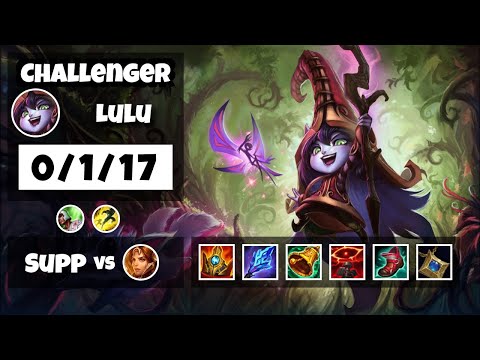 Lulu Challenger Gameplay S11 Replay 11.11 Support (0/1/17) - NA