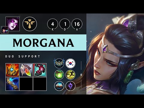 Morgana Support vs Rakan - KR Challenger Patch 25.13