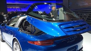 Porsche's New 911 Targa Sports Car | Detroit Auto Show 2014