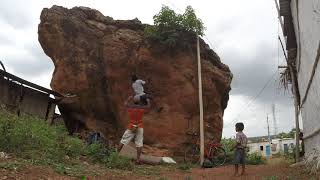 preview picture of video 'Climbing Badami Discover India’s hidden fiery red sandstone crags, a true climber’s mecca for both l'