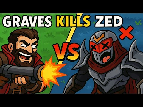 Graves vs Zed Jungle Mid
