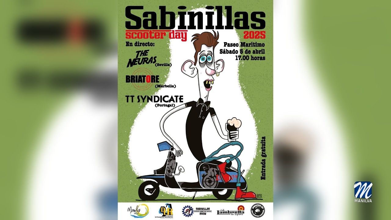 Se presenta el cartel del evento “Sabinillas Scooter Day”