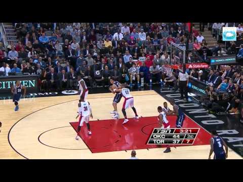 Steven Adams Highlights vs Raptors 11.4.2014 - 10pts