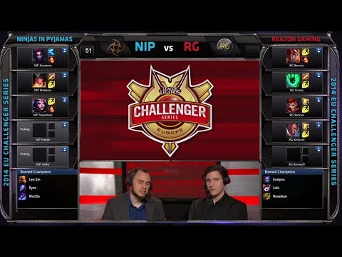 Ninjas in Pyjamas vs Reason Gaming | Game 1 SemiFinals of EU Challenger Series #2 | NIP vs RG G1