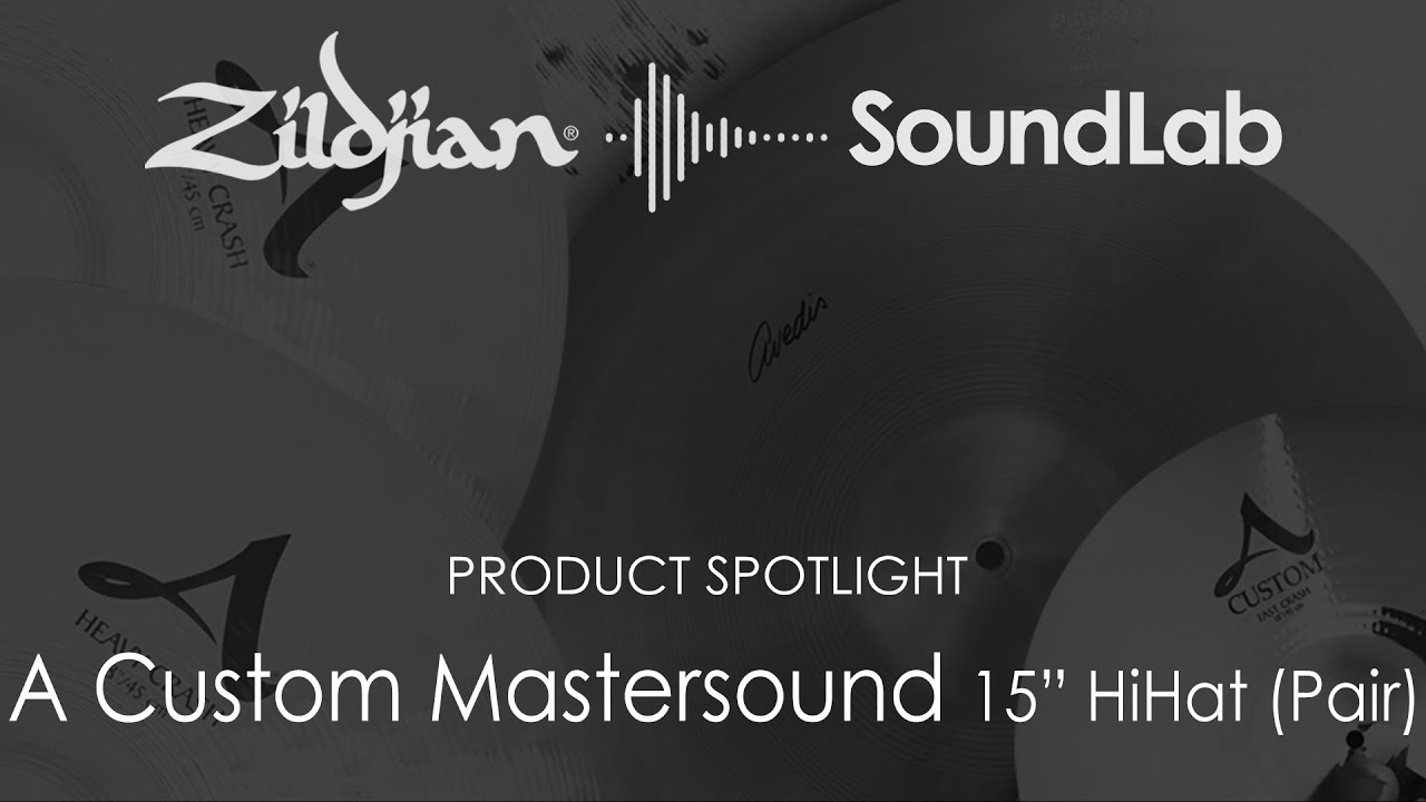 Zildjian A Custom 15" Mastersound Hi Hats