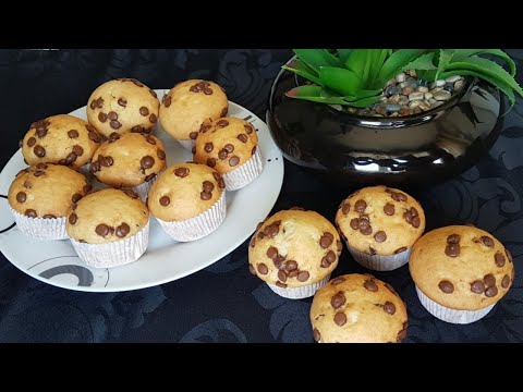 Chocolate Chip Muffins Recipe | Simple And Easy Way | Cook with Fazila