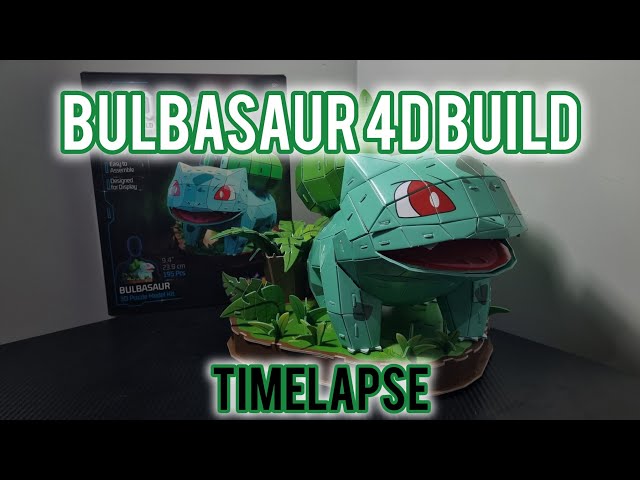 Vídeo relacionado con Puzz4d - Maqueta Bulbasaur de 195 Piezas, Puzzle 3D Pokemon Bulbasaur de 23,9 cm, Maquetas para Construir Adultos y Niños - Puzzles para Adultos y Niños - 6075062 - Juegos de Mesa