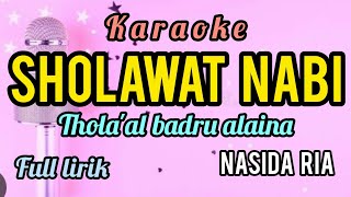 Download lagu Karaoke SHOLAWAT NABI naida ria full lirik berjalan mp3