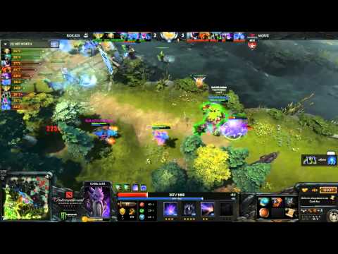 TI 4 EU Qual Playoffs WB Final Mouz vs Rox.Kis Game 2 Mid Fight