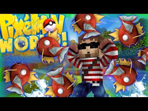 MAGIKARP KARP KARP! - PIXELMON WORLD! #9 (Minecraft Pokemon Mod)