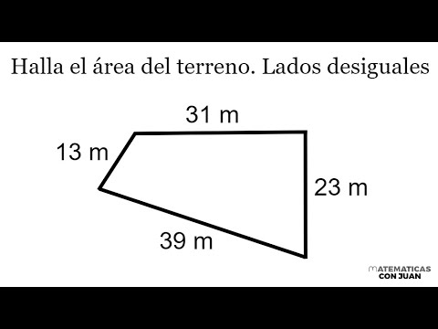 CÓMO SACAR LOS METROS CUADRADOS DE UN TERRENO IRREGULAR DE 4 LADOS