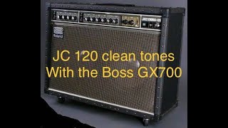 Video thumbnail for ROLAND JC120 CLEAN TONE WITH BOSS GX700 by Clifton Wright