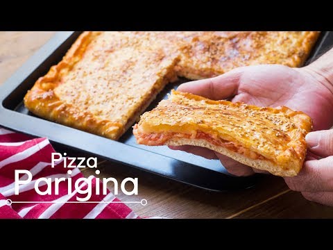 Pizza Parigina Veloce | Ricetta Pizza Sfogliata Ripiena Pronta in 5 Minuti | 55Winston55