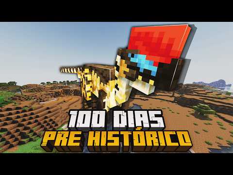 SOBREVIVI 100 DIAS NA PRÉ HISTÓRIA DO MINECRAFT - O FILME