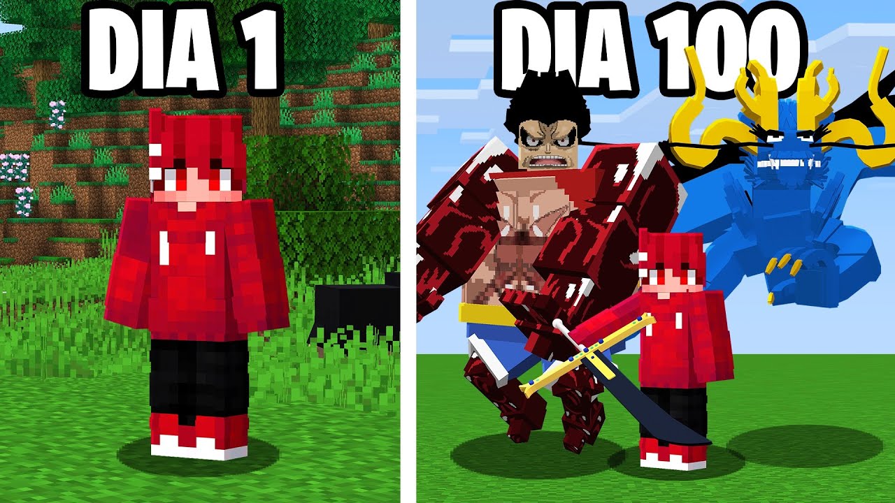 SOBREVIVI 100 DIAS NO MELHOR MOD DE ONE PIECE - O FILME