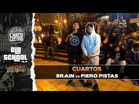 🧢 BRAIN vs PIERO PISTAS - CUARTOS | LARCOLECTIVO: OLD SCHOOL - VOL.02 #BEATBOX #FREESTYLE