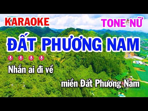 Karaoke Đất Phương Nam Tone Nữ ( Sol Thứ ) Nhạc Sống Tuấn Cò