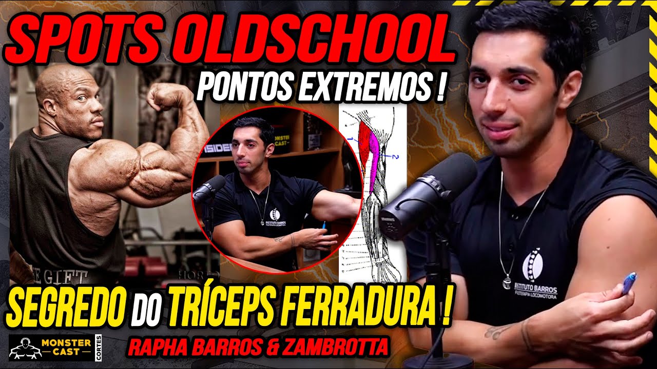 OS SPOTS MAIS EXTREMOS OLDSCHOOL QUE DEIXAM O TRÍCEPS GIGANTE ! | RAPHA BARROS & ZAMBROTTA
