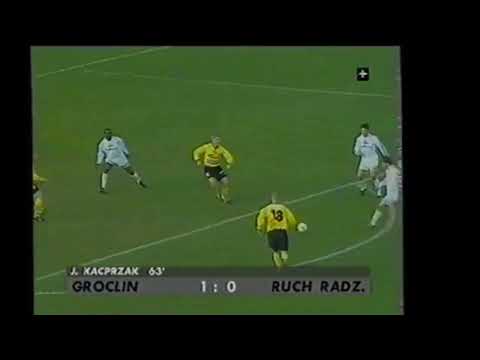 20 kolejka 2000/2001 Groclin Dyskobolia - Ruch Radzionków 3:0