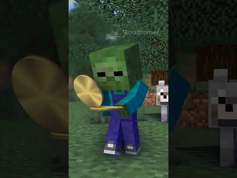 Wolves Save Baby Zombie & Revenge on Zombie Family - Monster School Minecraft Animation #shorts