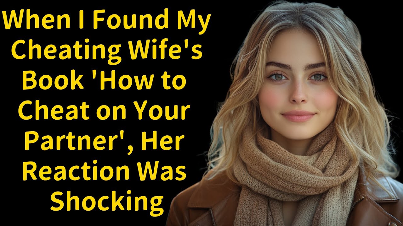 When I Found My Cheating Wife’s Book 'How to Cheat on Your Partner', Her Reaction Was Shocking...