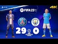 FIFA 23 - PSG 29-0  Manchester City - UEFA Champions League | Final PS5™ [4K 60FPS ] Next Gen