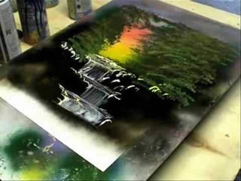 Spray Paint Art # 13 #  the forest