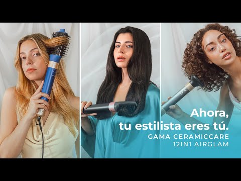 Стайлер Cecotec Bamba CeramicCare 12in1 AirGlam Champagne (CCTC-00249)