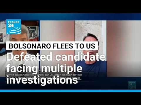 Bolsonaro flees Brazil for US after election defeat
