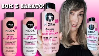 💓SALON LINE GLOSS ULTRA BRILHO  Hidro-nutrição shampoo e condicionador não liberado low poo