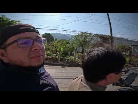 Manejando por la mañana a San Antonio Huista Huehuetenango Guatemala 