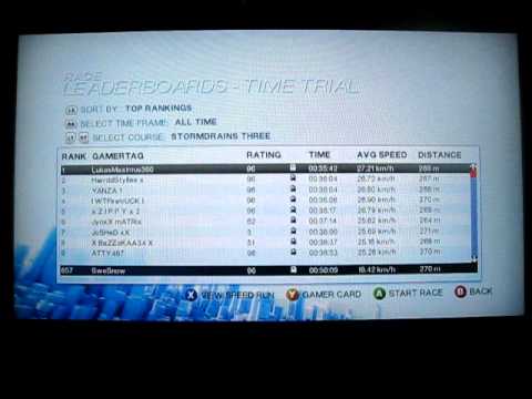 Mirror's Edge Xbox 360 Leaderboards