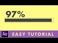 How To Make A Progress Bar In After Effects | Easy Tutorial