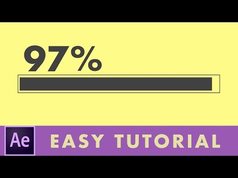 How To Make A Progress Bar In After Effects | Easy Tutorial