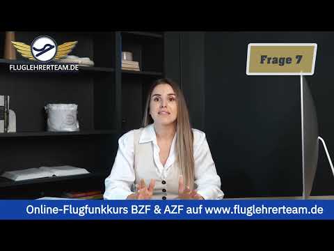 BZF - Fragenkatalog Frage 7 für das Flugfunkzeugnis von fluglehrerteam.de & TPM-Mediashop.de
