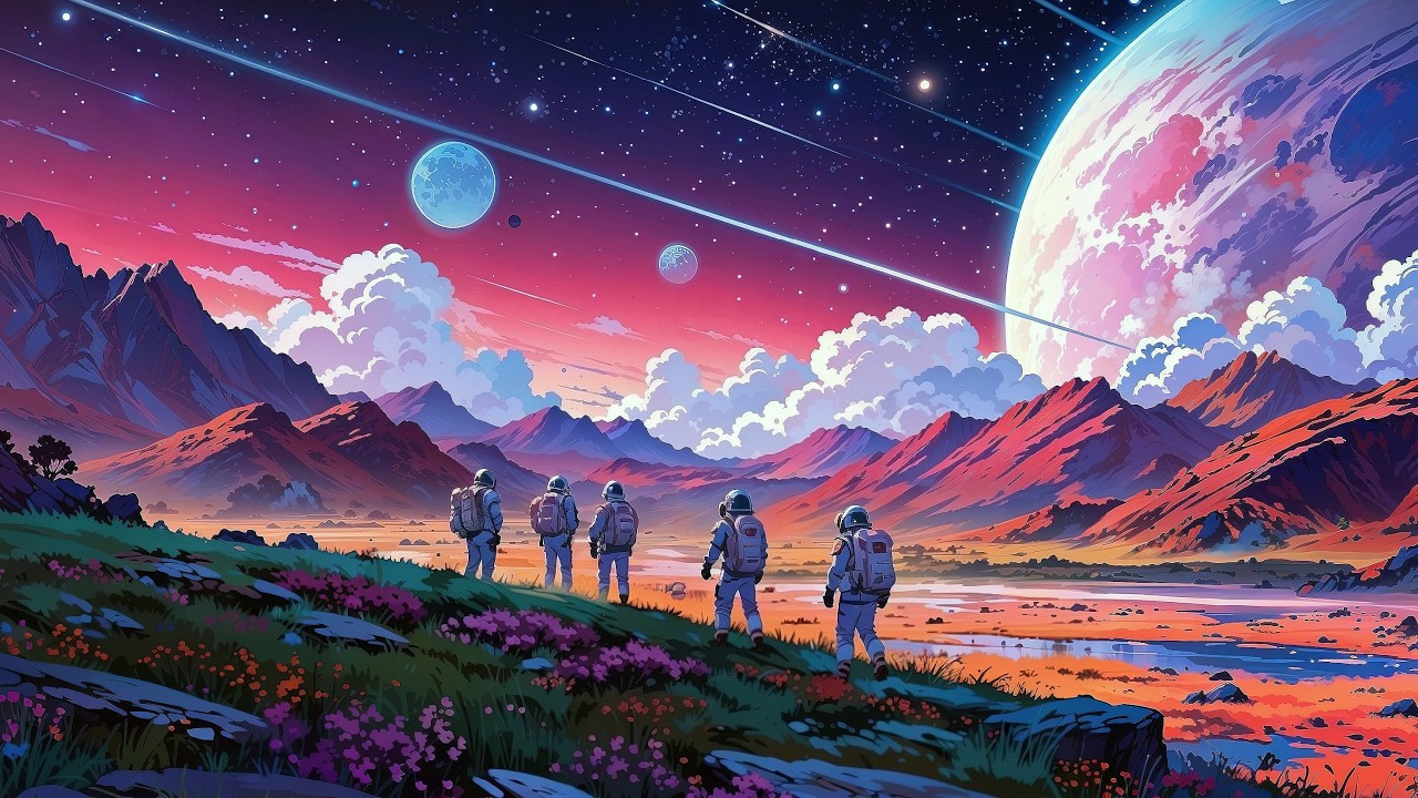 B A D L A N D S - A Synthwave Mix for Galactic Explorers