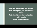 Lorraine Mckane Let The Night Take The Blame Lyrics