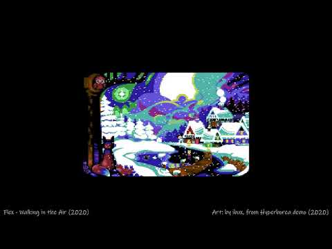 SID music: Flex - Walking in the Air (SIDFX 8580 dual mono bx_🎧)