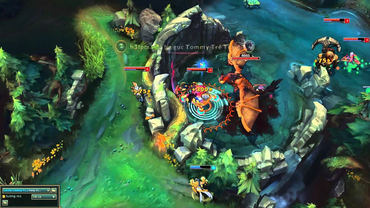 Liên Minh Huyền Thoại: Leesin Việt Nam bị quây thảm trong hang rồng