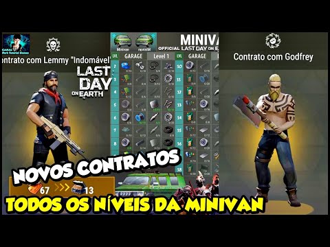 ●TODOS OS NÍVEIS DA MINIVAN! VEIO MERCENÁRIOS RAROS +DICAS AVANÇADAS ASEENTAMENTO 👁Last Day On Earth