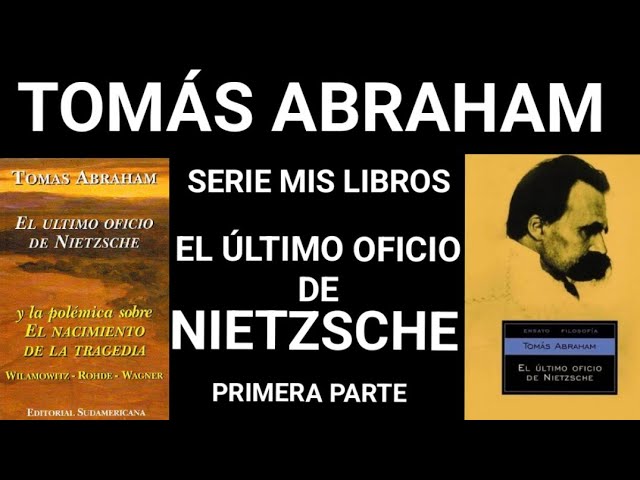 Vídeo relacionado con El último oficio de Nietzsche