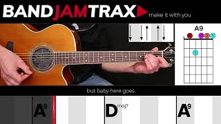 Make It With You - Bread | EASY GUITAR LESSON | Scrolling Chords & Lyrics