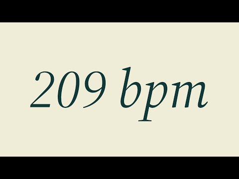 Metronome - 209 bpm
