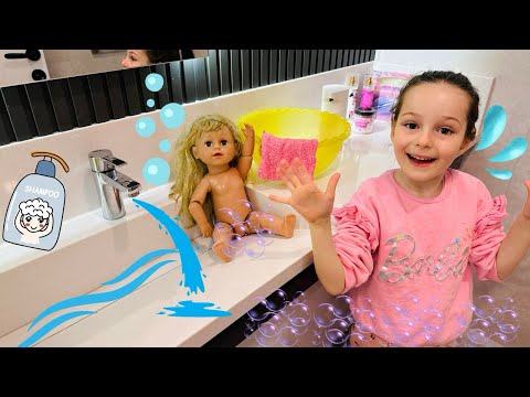 Eğitici Eğlenceli Video!ADA İLE İPEK BANYO GÜNÜ/Eğitici Eğlenceli Video@elifsinemtv ​⁠@Barbie