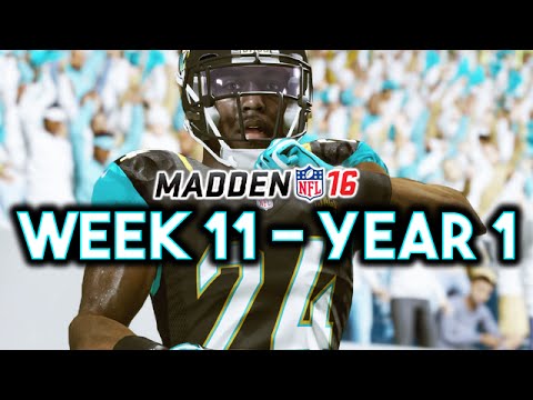 Madden 16 Jaguars Connected Franchise Year 1 - Week 11 vs Titans (Ep.11)