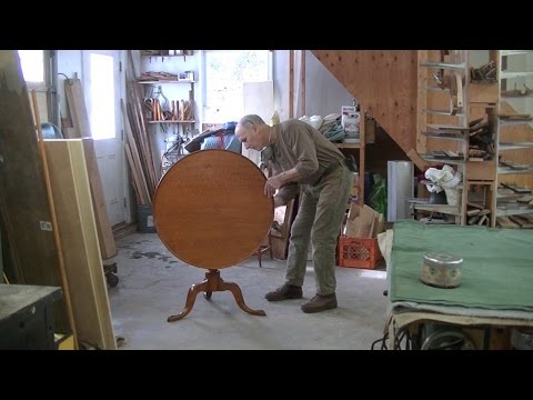 Restoring an Antique Tilt-Top Table - Thomas Johnson Antique Furniture Restoration