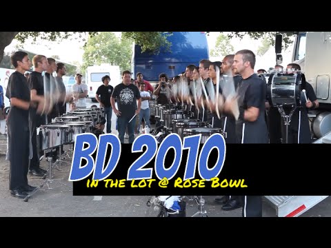Blue Devils Drums in the lot 2010 DCI @ Pasadena - Best Drumline Ever