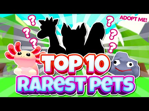 TOP 10 Rarest Pets in Adopt Me 2021 🥇(Roblox)