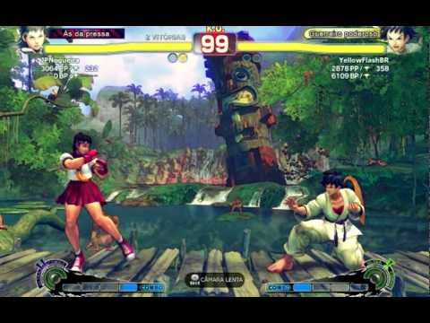 ssf4ae live pc YellowFlashBR (MK) vs JPnogueira (SK) 1